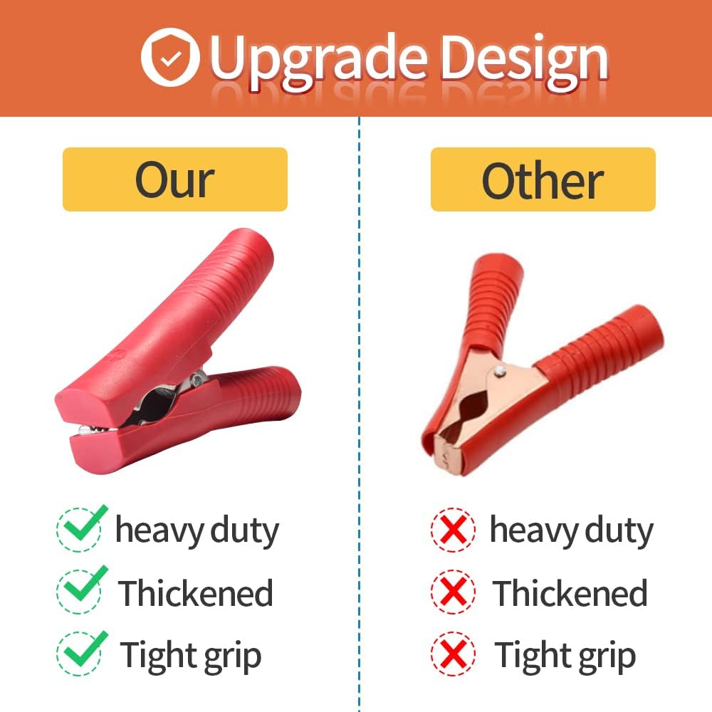 Alligator Clip to O Ring Terminal Adapter Extension Cable
