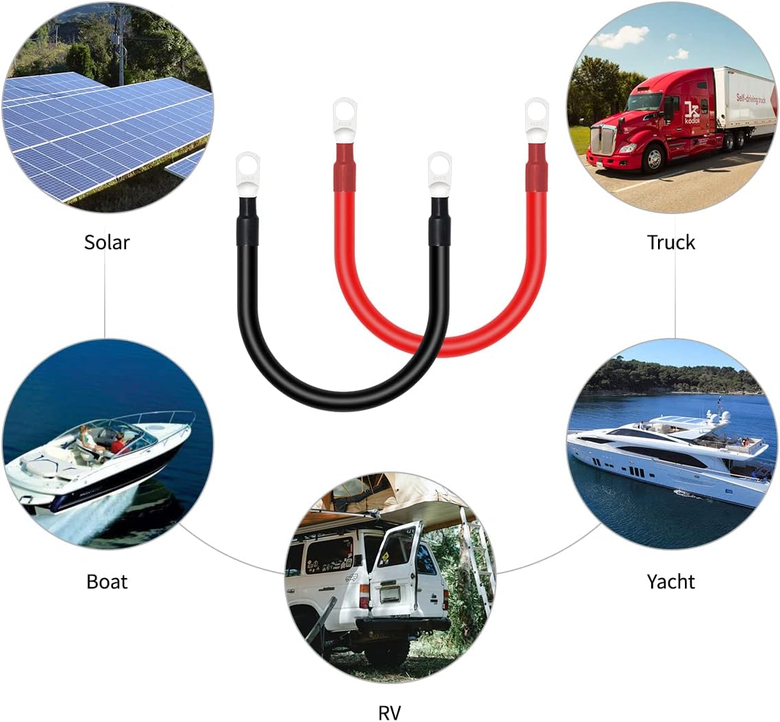 Battery Cable with Lugs