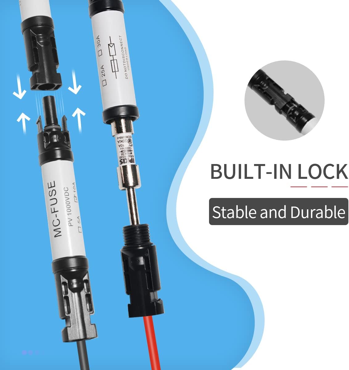 MC4 Fuse Connector New
