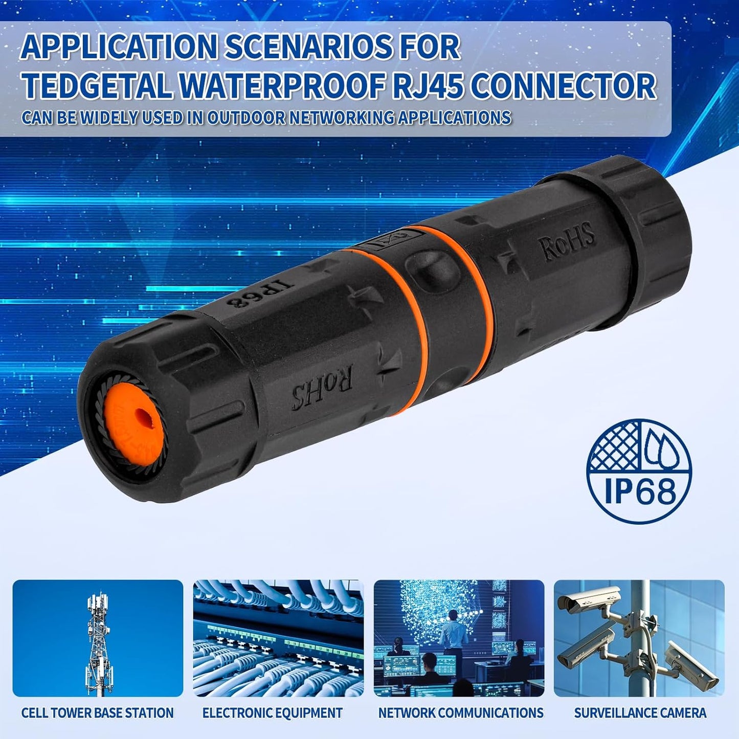 Waterproof RJ45 Coupler