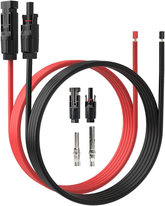 MC4 Male and Female Pigtail Extension Cable with Connectors 1 Pair