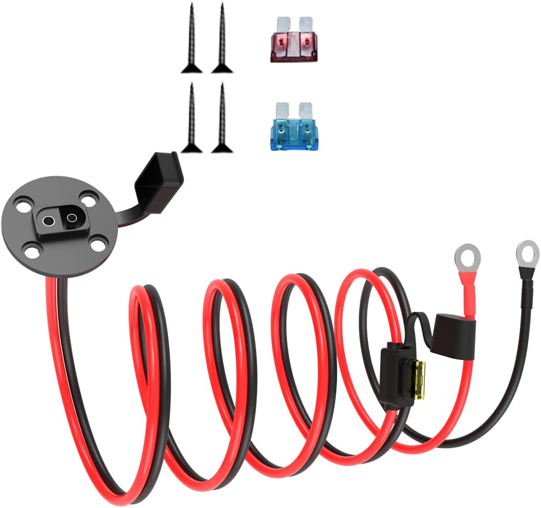 SAE to DIY Adapter Extension Cable with Fuse 14awg