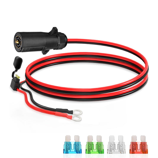 7-Way Blade Plug to Ring Terminal Cable