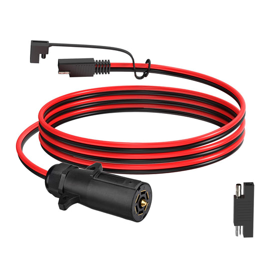 7-Way Blade Plug to SAE Cable