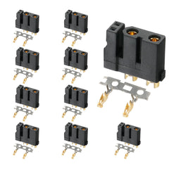 Amass XT30(2+2) Female Black Connector