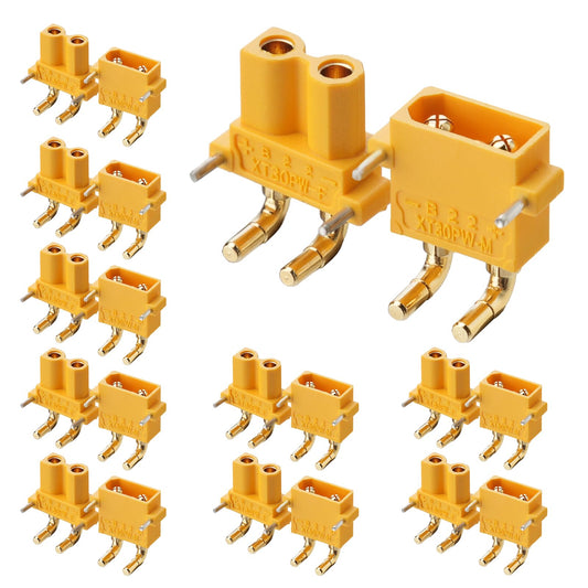 Amass XT30PW Male Female Yellow Connector