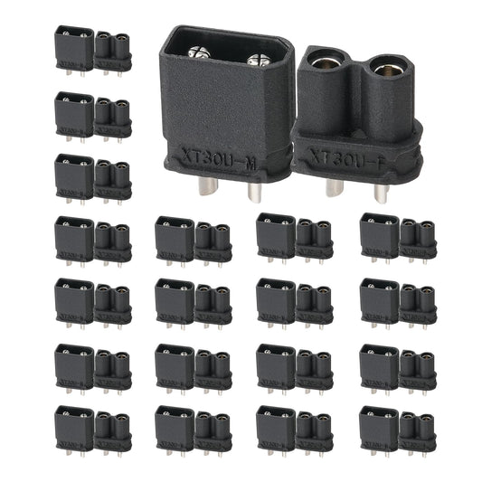 Amass XT30U Male Female Black Connector