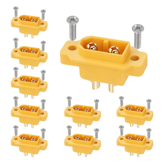 Amass XT60E Male Yellow Connector