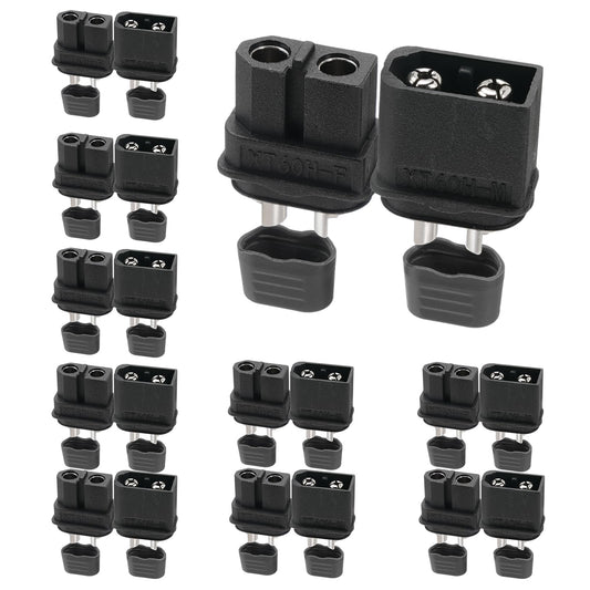 Amass XT60H Male Female Black Connector