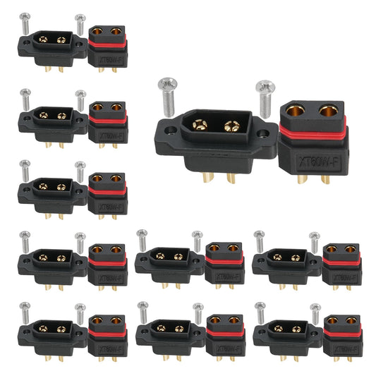 Amass XT60W Male Female Black Connector