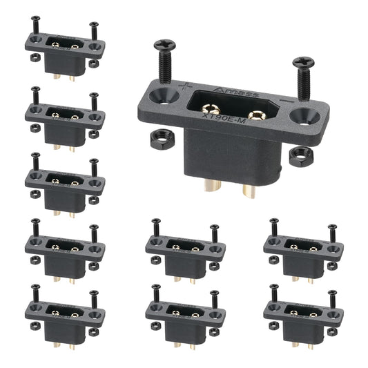 Amass XT90E Male Black Connector