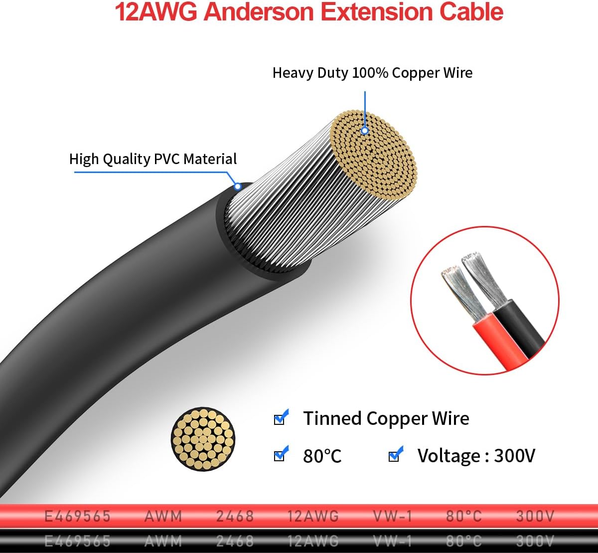Anderson Extension Cable