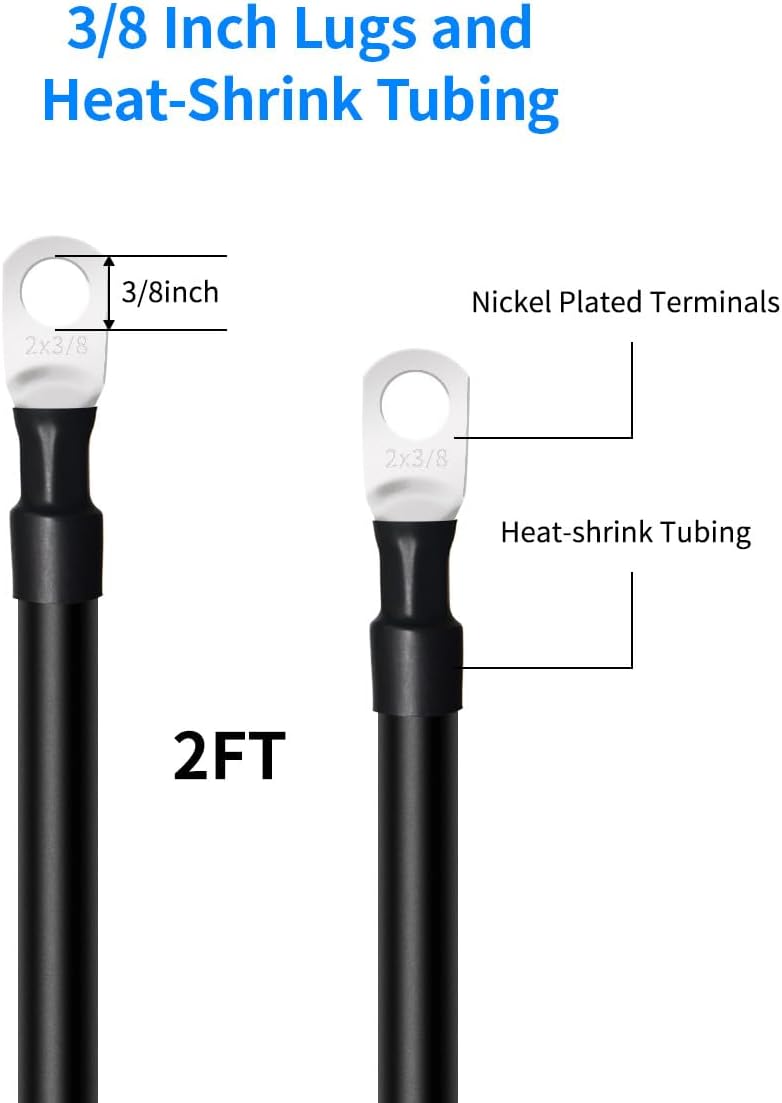 Battery Cable with Lugs