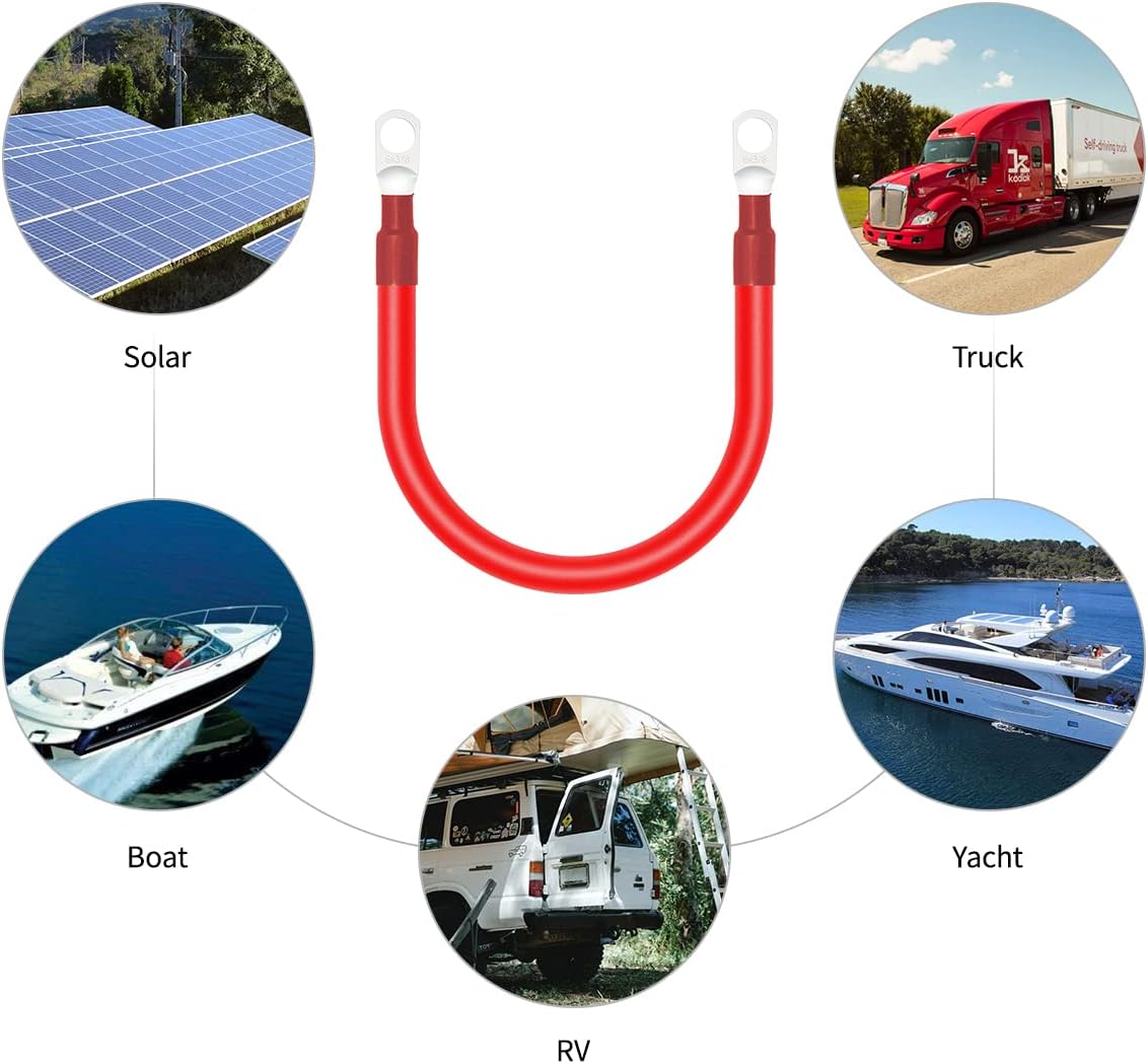 Battery Cable with Lugs