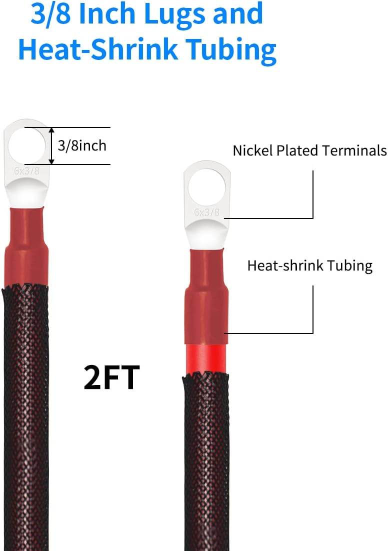 Battery Cable with Lugs