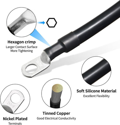 Battery Cable with Lugs
