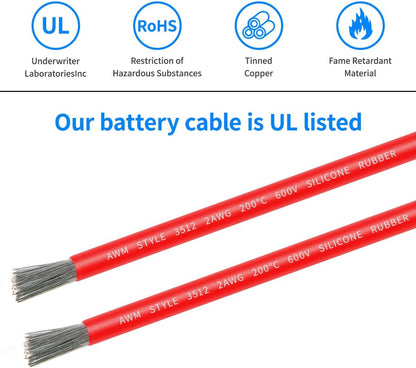 Battery Cable with Lugs