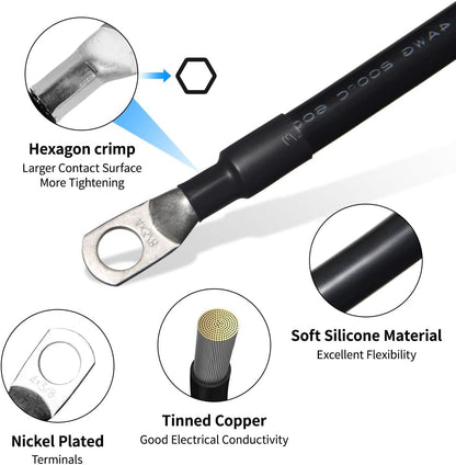 Battery Cable with Lugs