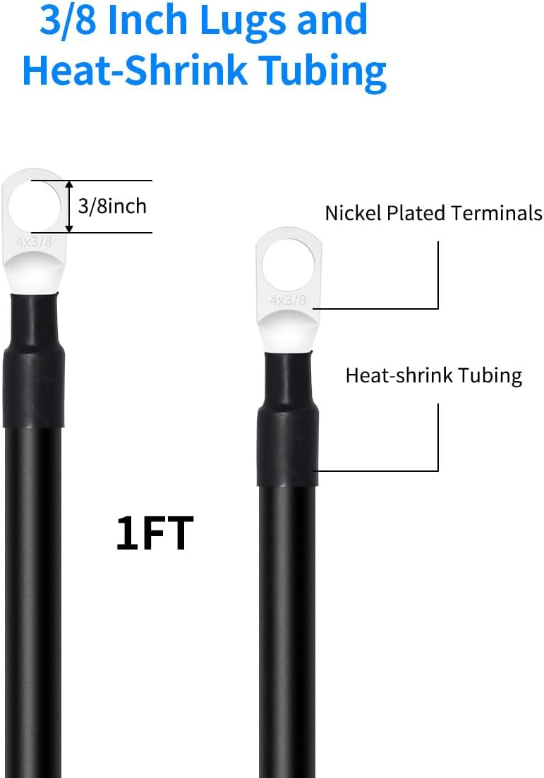 Battery Cable with Lugs