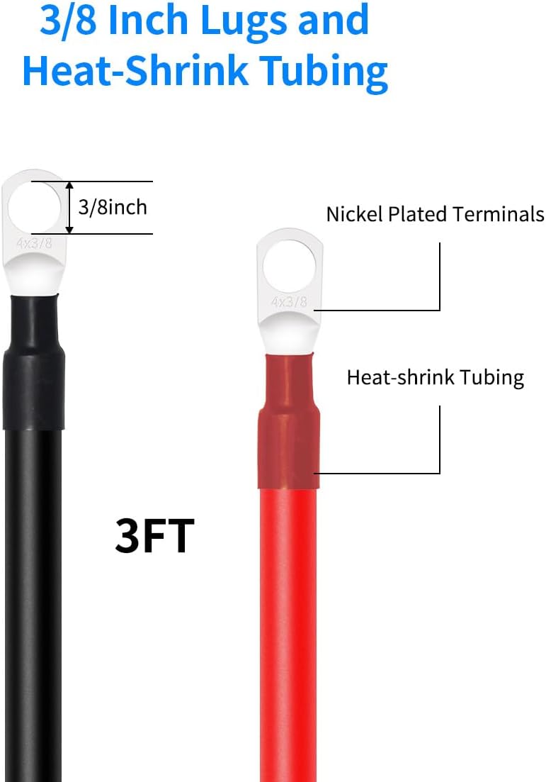 Battery Cable with Lugs