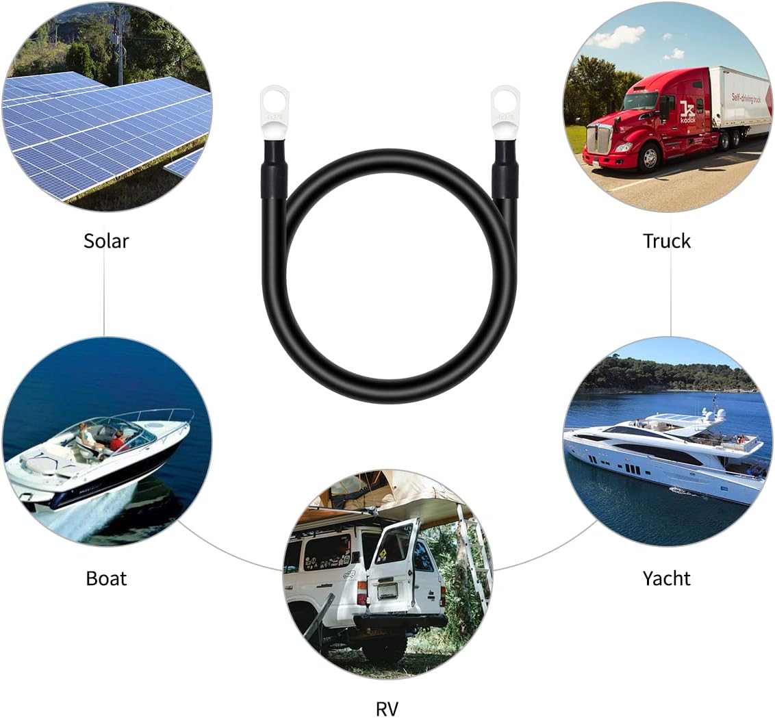 Battery Cable with Lugs