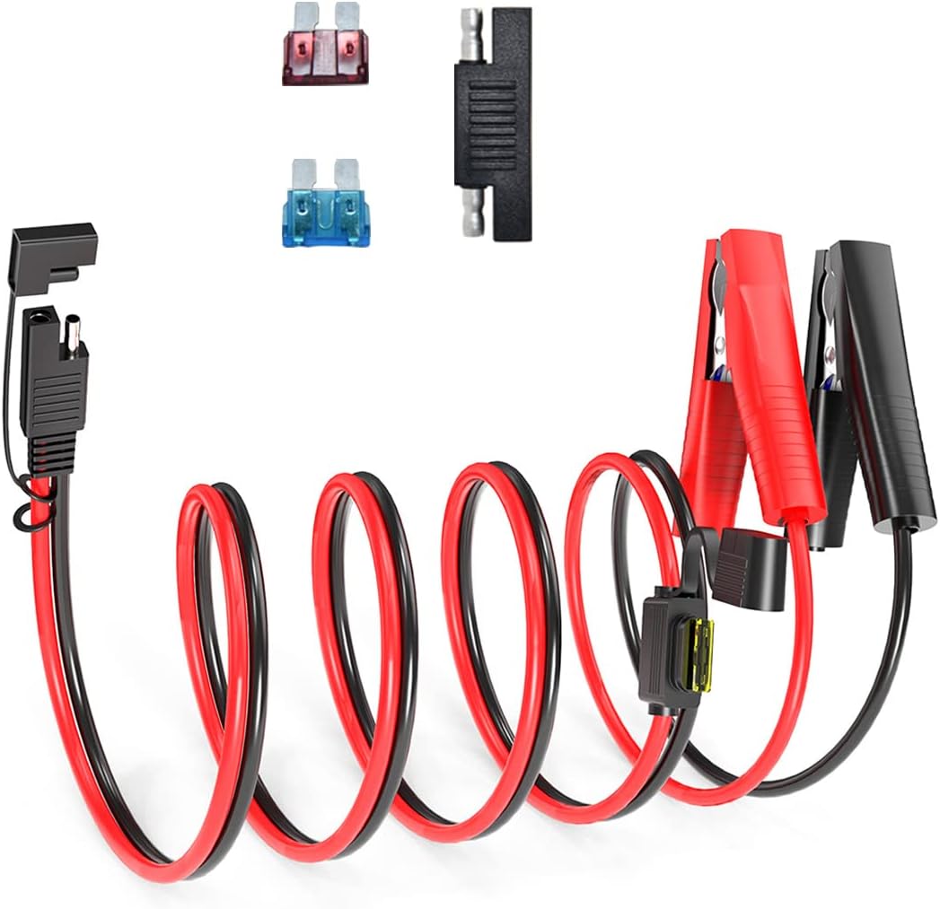 SAE to DIY Adapter Extension Cable with Fuse 14awg