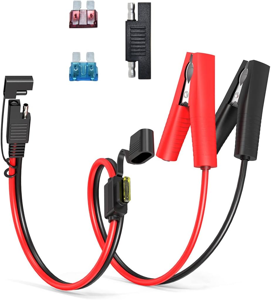 SAE to DIY Adapter Extension Cable with Fuse 14awg